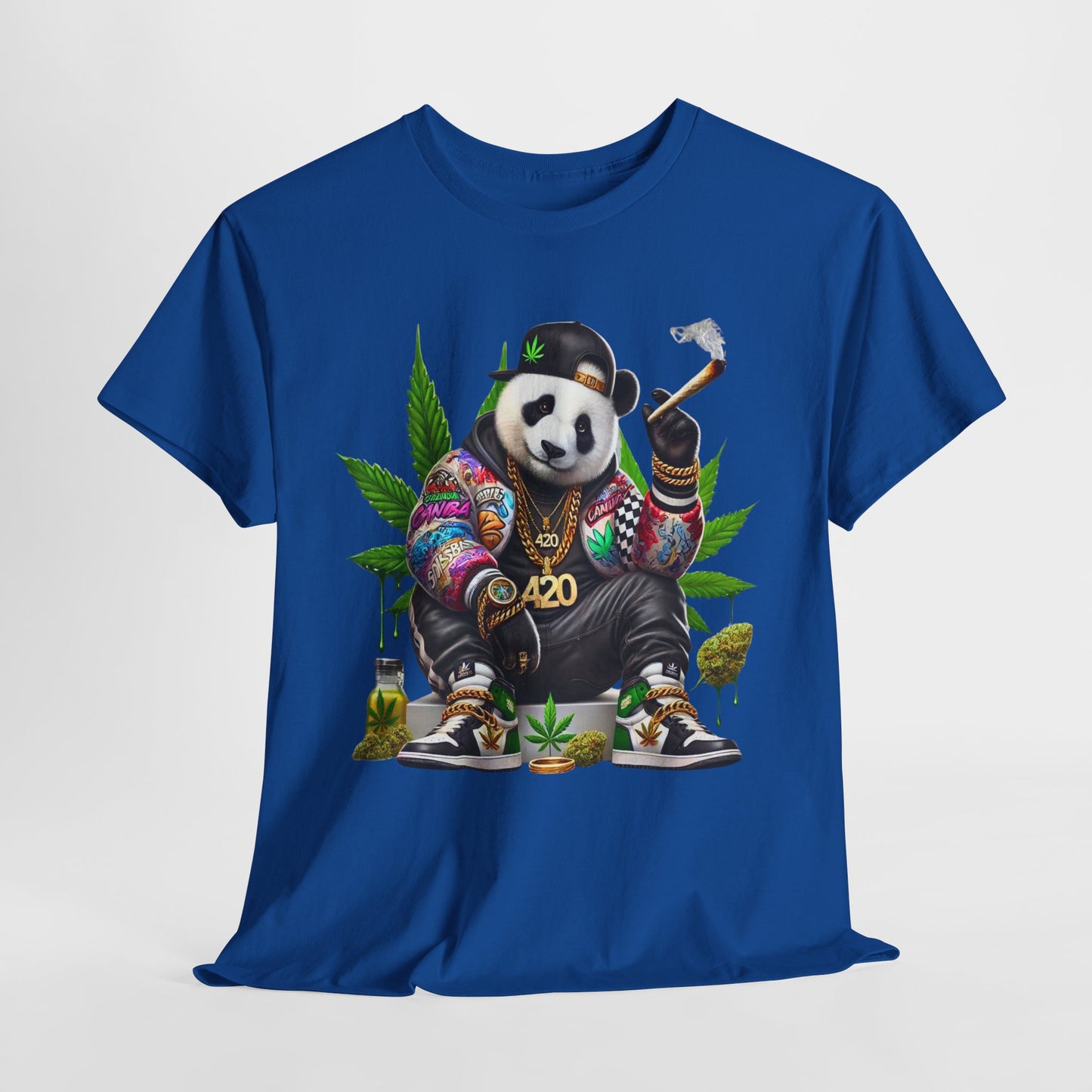 420 Panda #1 Heavy Cotton Tee - 312tshirts 2