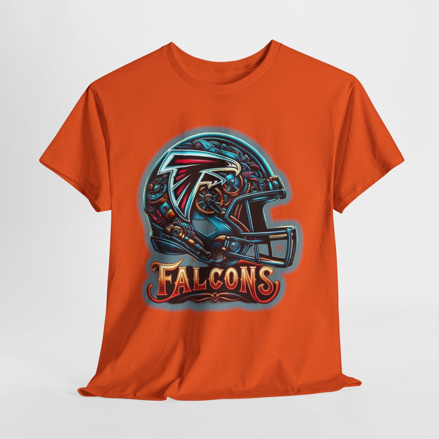 Sports Falcons Football Helmet #2 Unisex Heavy Cotton Tee