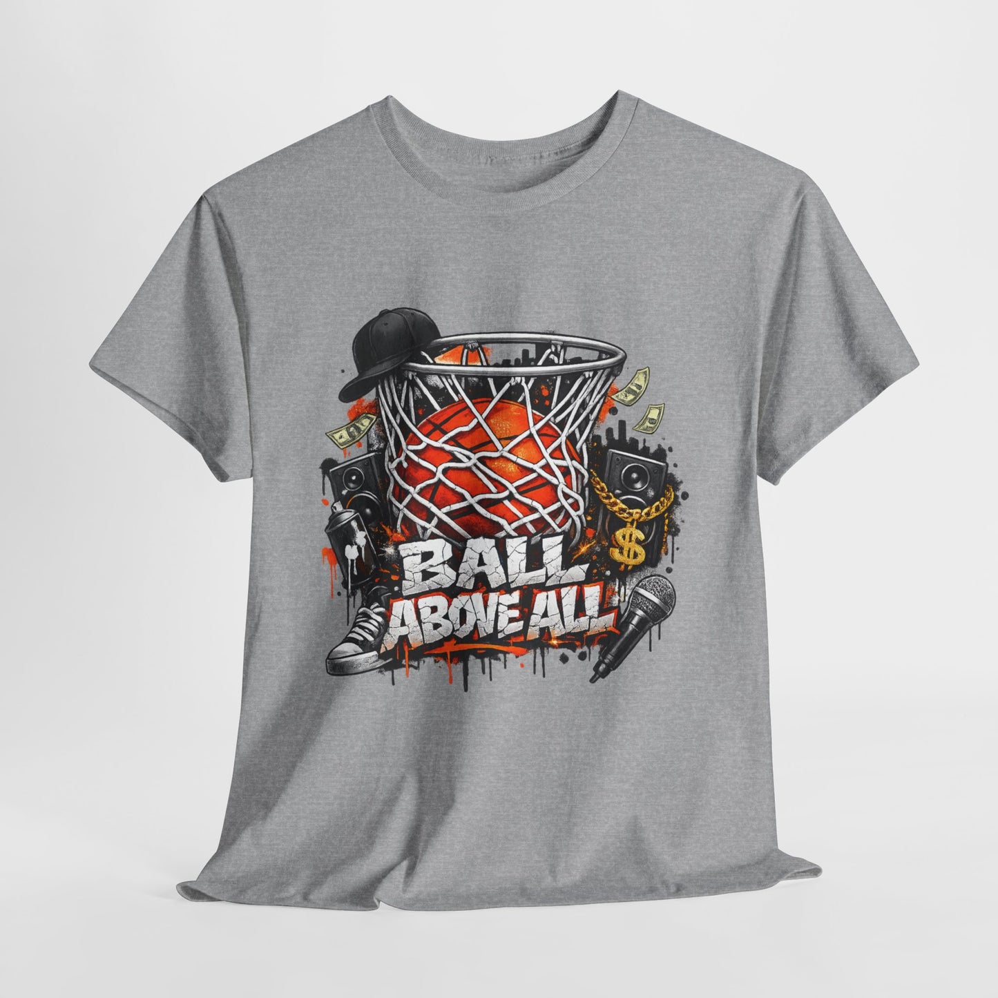 Basketball Drip #2 Unisex Heavy Cotton Tee