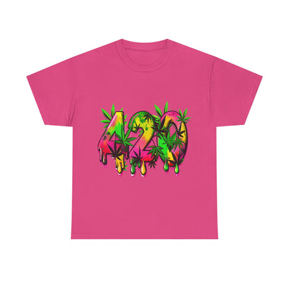 420 Cannabis Unisex Heavy Cotton Tee - 312tshirts 2