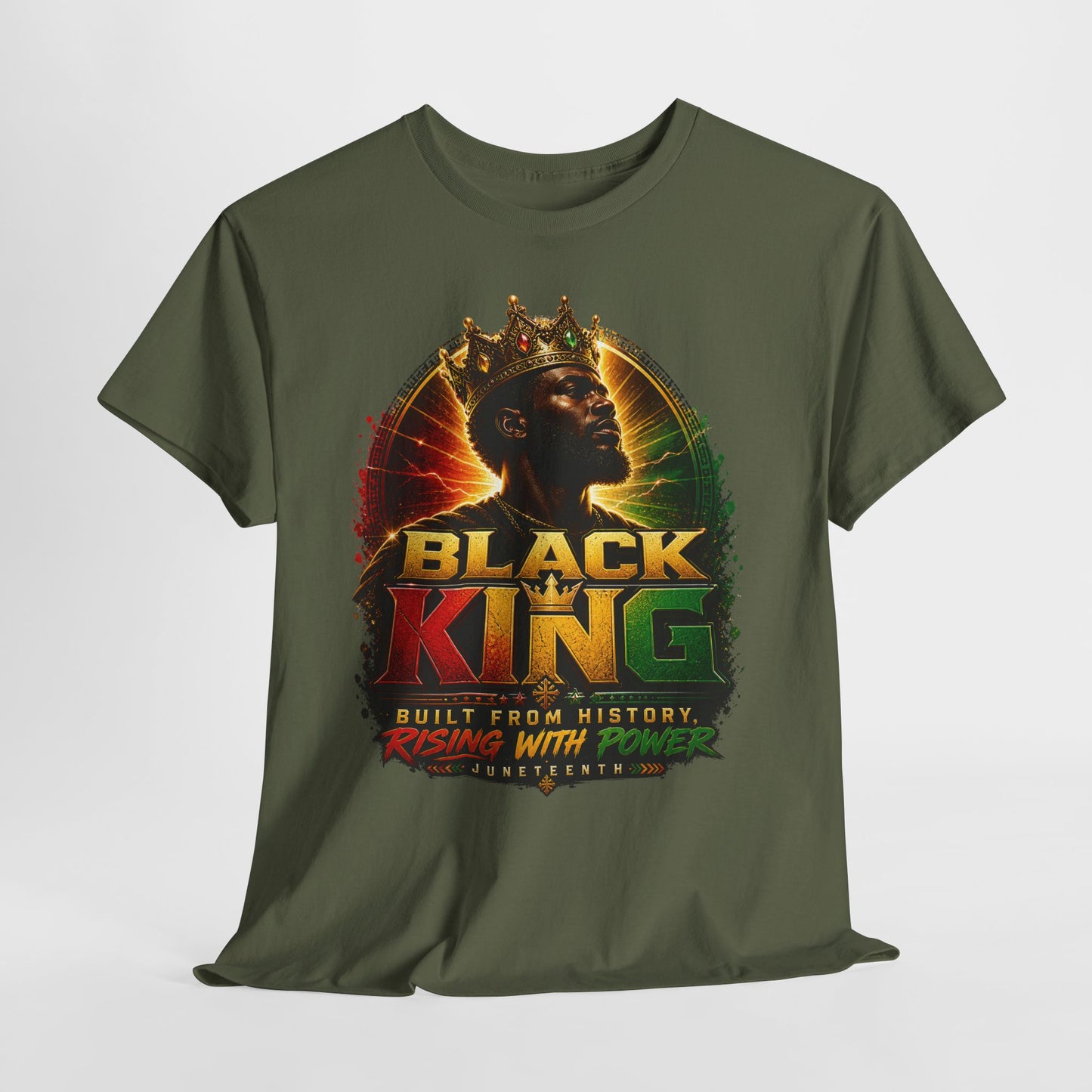 Juneteenth Black King #1 Unisex Heavy Cotton Tee