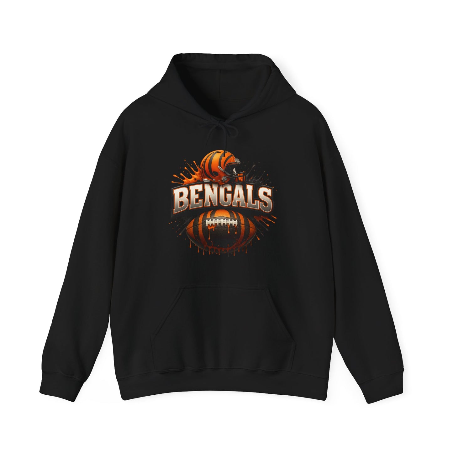 Sports Bengals Football Logo #2 Unisex Heavy Sweatshirt Hoodie