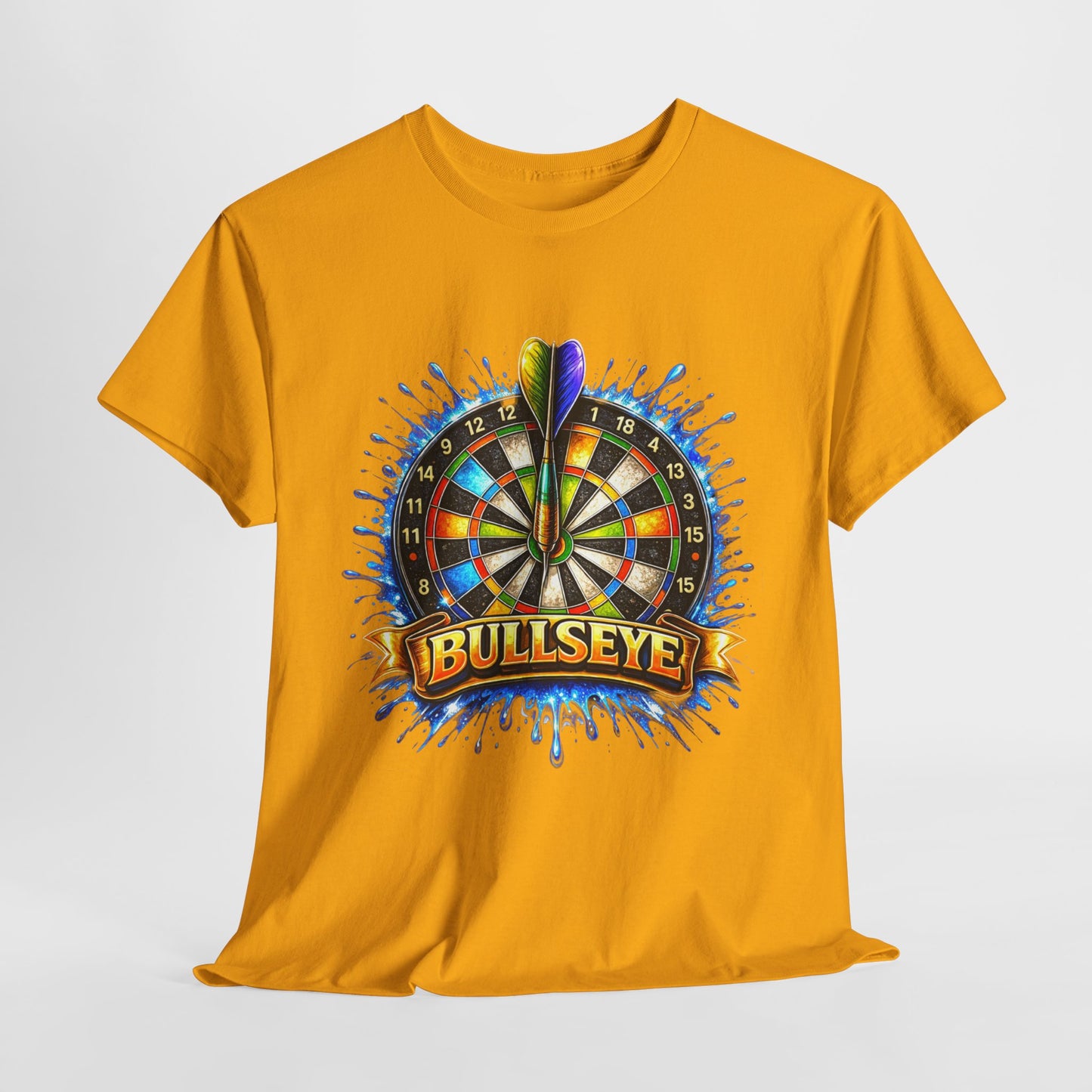 Bullseye Dartboard #1 Unisex Heavy Cotton Tee
