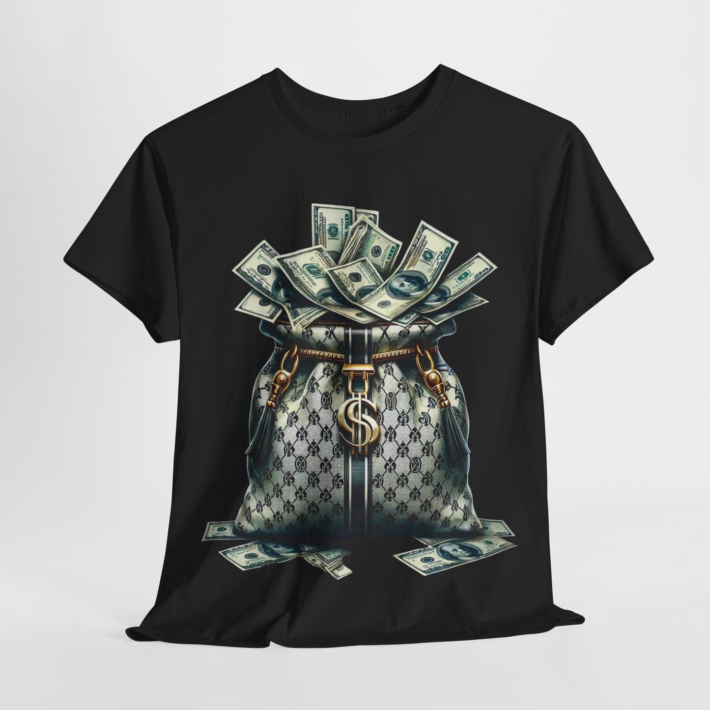 Hustler Money Bag #1 Unisex Heavy Cotton Tee - 312tshirts 2