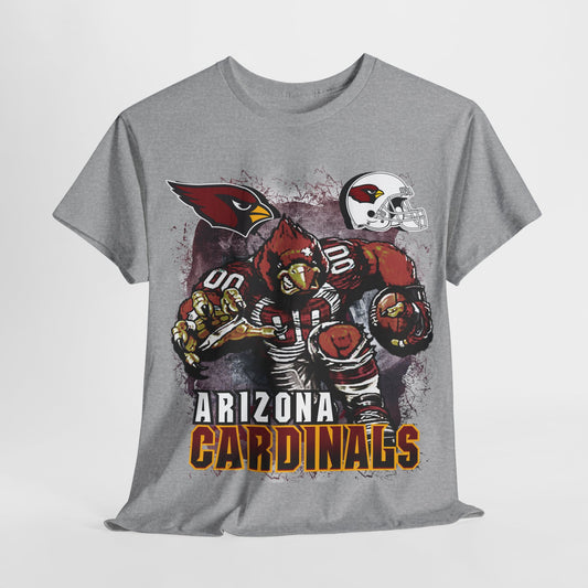 Sports Mascot Arizona Cardinals Unisex Heavy Cotton Tee - 312tshirts 2