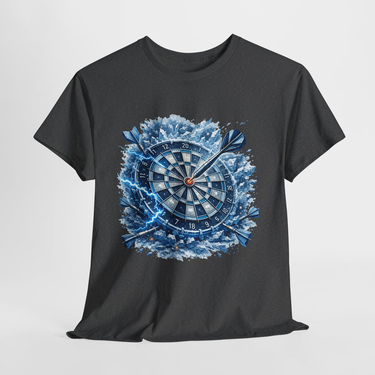 Dartboard Splash T‑Shirt — Bullseye Dart Game Graphic Tee - 312tshirts 2
