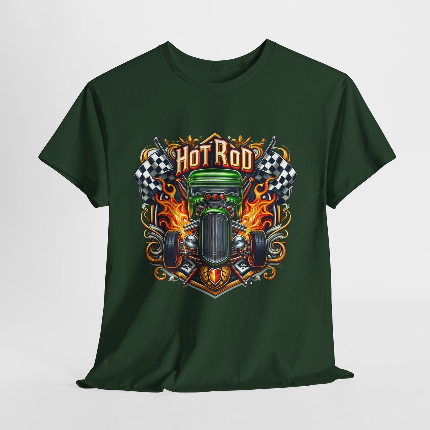 Hot Rod #4 Unisex Heavy Cotton Tee - 312tshirts 2