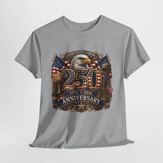 250 Years America #12 Unisex Heavy Cotton Tee