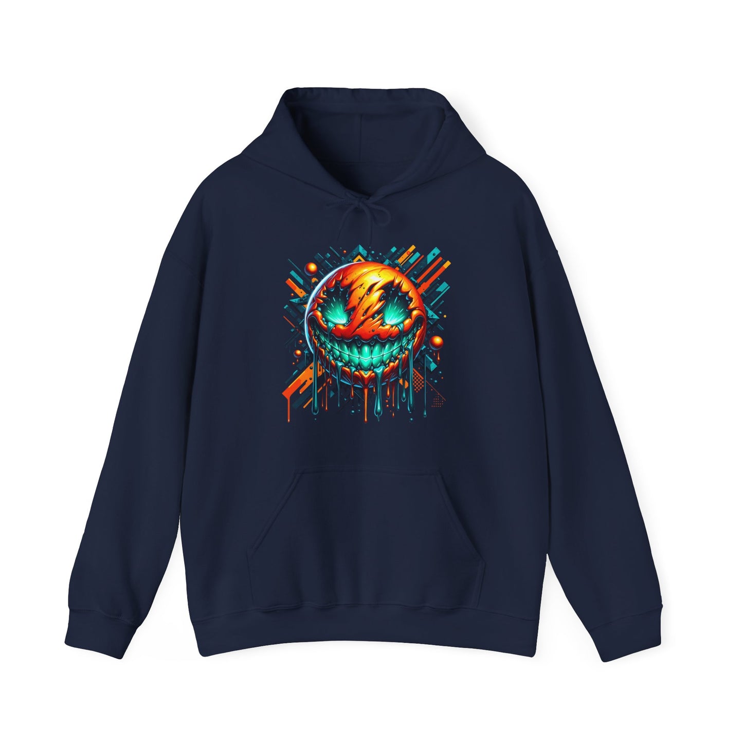 Creepy Neon Emoji #3 Unisex Heavy Sweatshirt Hoodie
