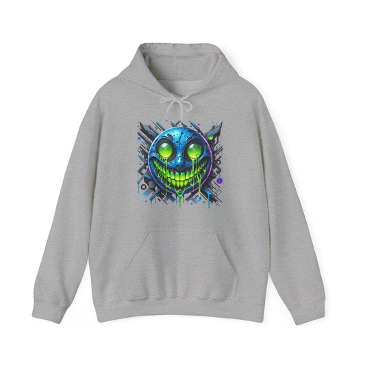 Creepy Neon Emoji #4 Unisex Heavy Sweatshirt Hoodie