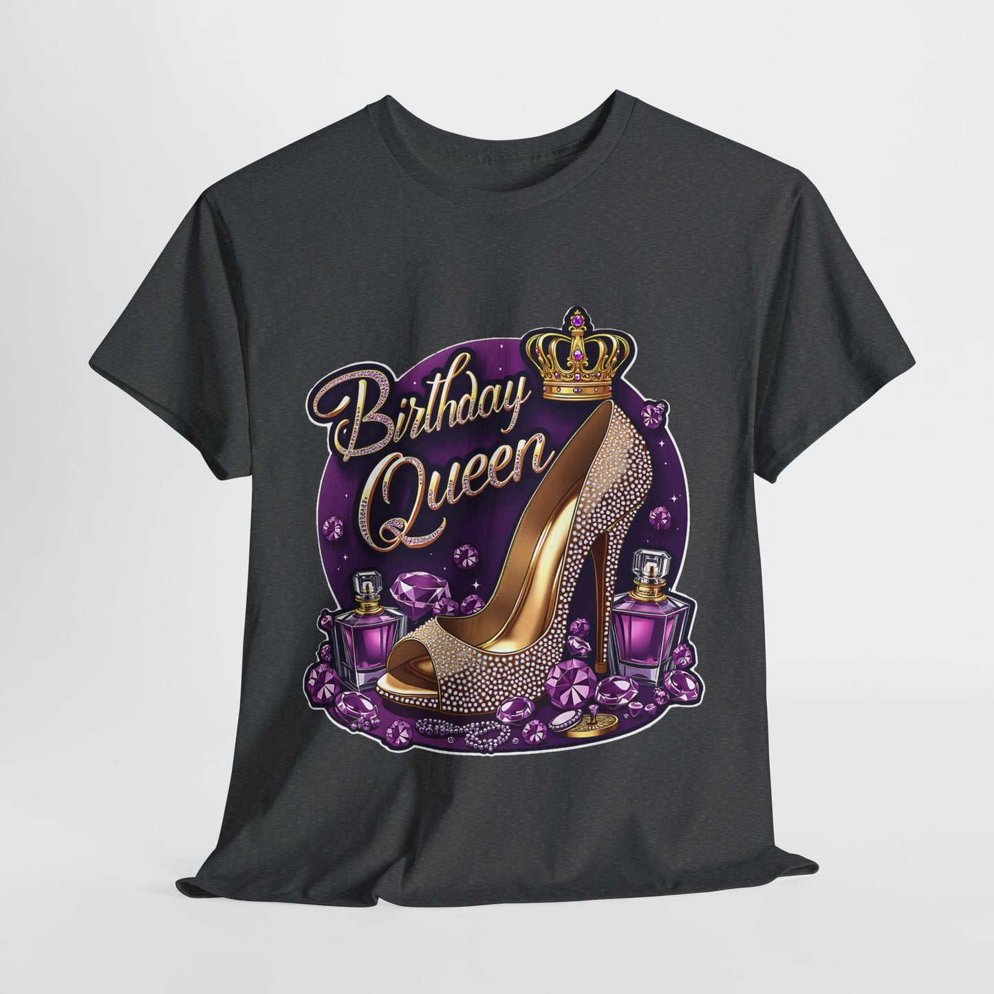 Purple Birthday Queen #17 Unisex Heavy Cotton Tee