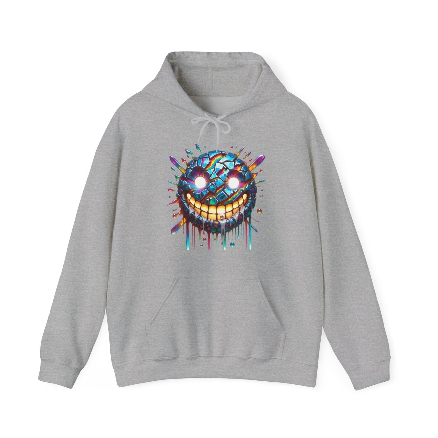 Creepy Neon Emoji #10 Unisex Heavy Sweatshirt Hoodie