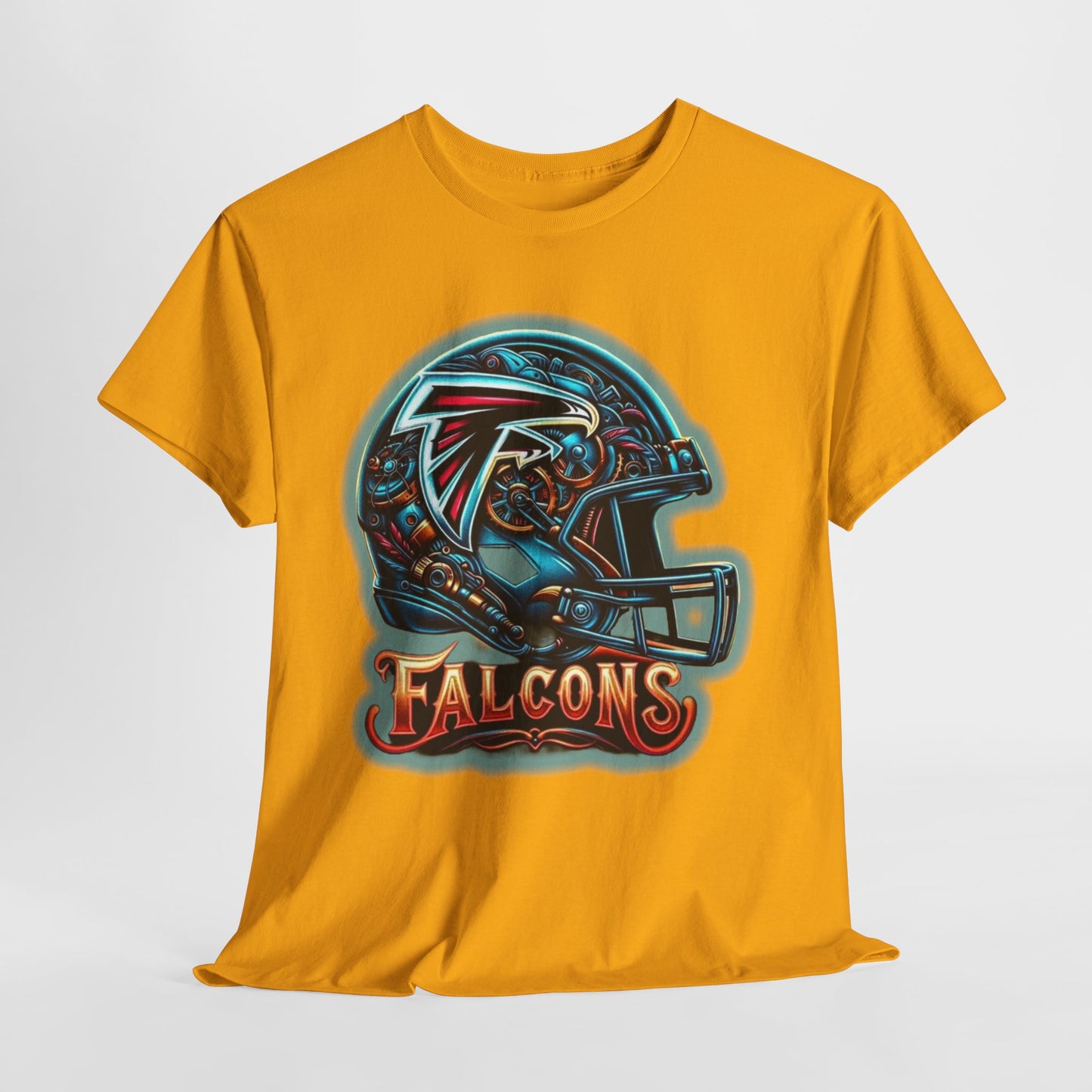 Sports Falcons Football Helmet #2 Unisex Heavy Cotton Tee