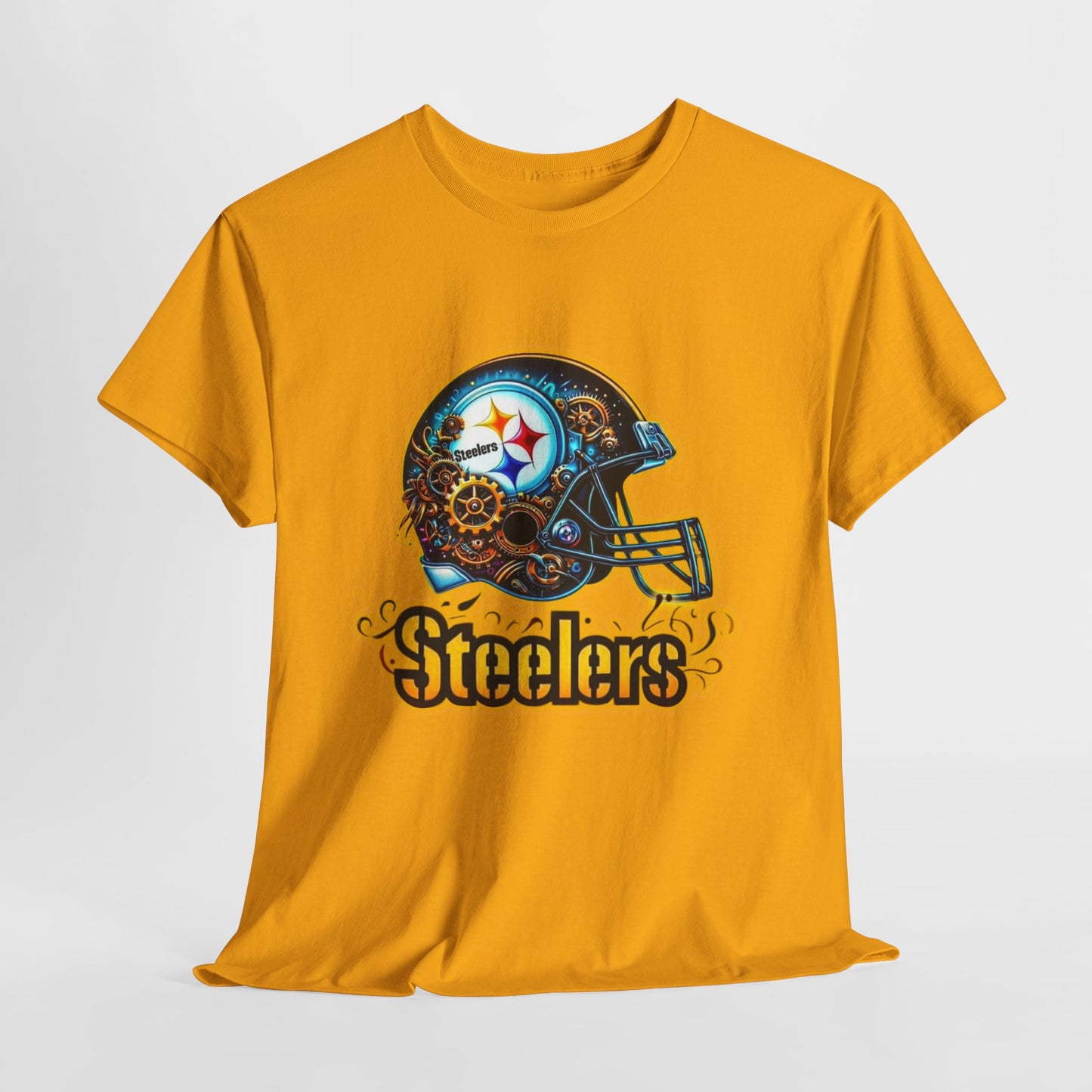 Sports Steelers Football Helmet #2 Unisex Heavy Cotton Tee