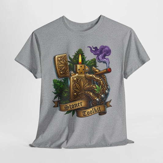 420 Vintage Lighter #1 Unisex Heavy Cotton Tee - 312tshirts 2