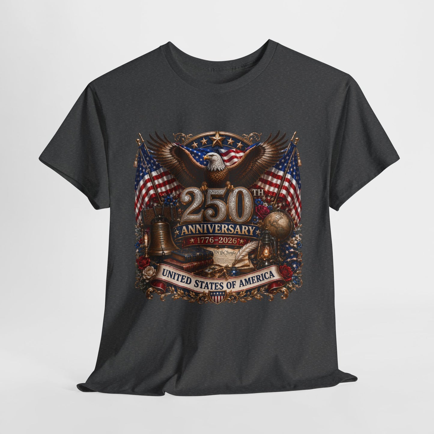 250 Years America #19 Unisex Heavy Cotton Tee - 312tshirts 2