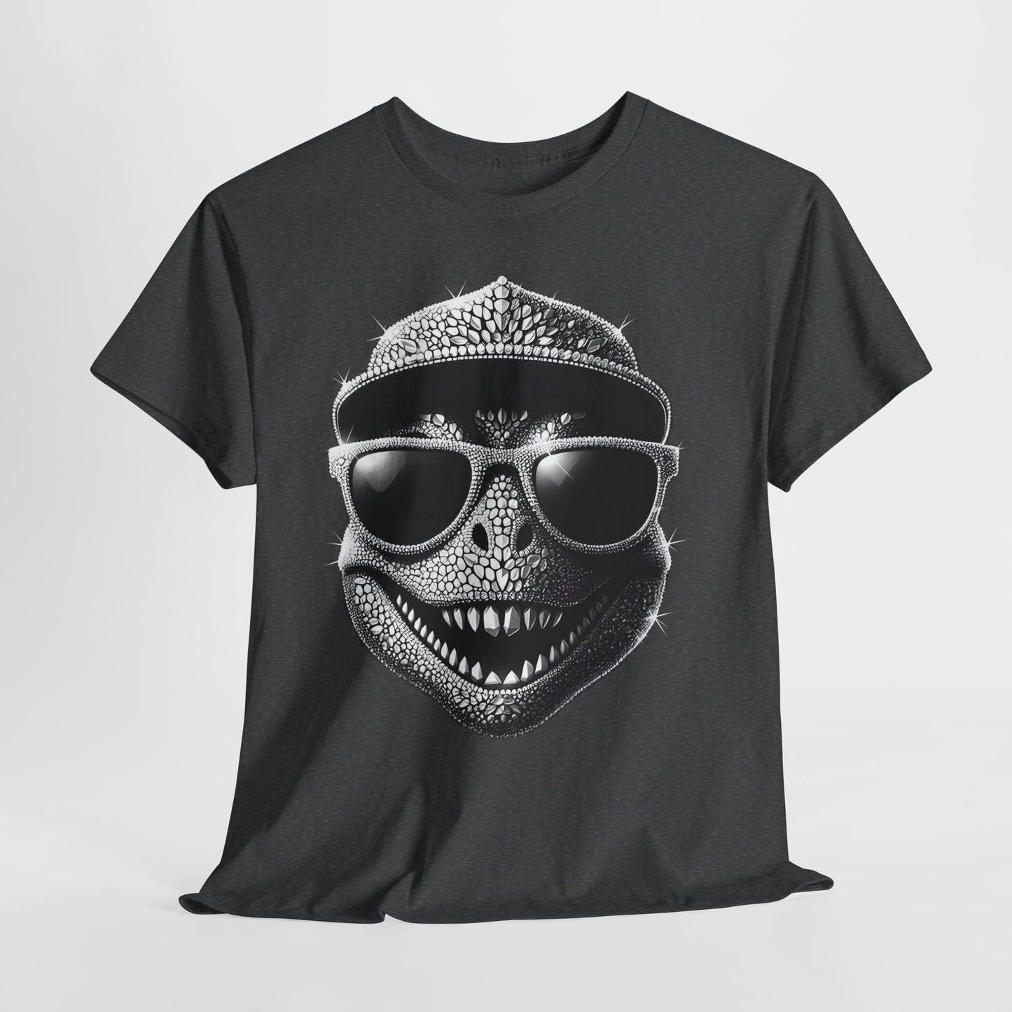Cool Dinosaur Head Unisex Heavy Cotton Tee - 312tshirts 2