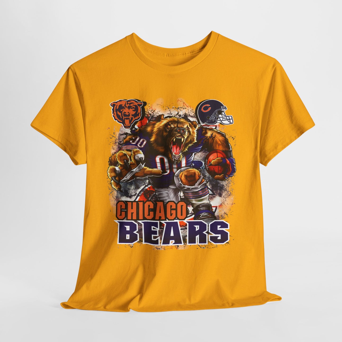 Sports Mascot Chicago Bears Unisex Heavy Cotton Tee - 312tshirts 2