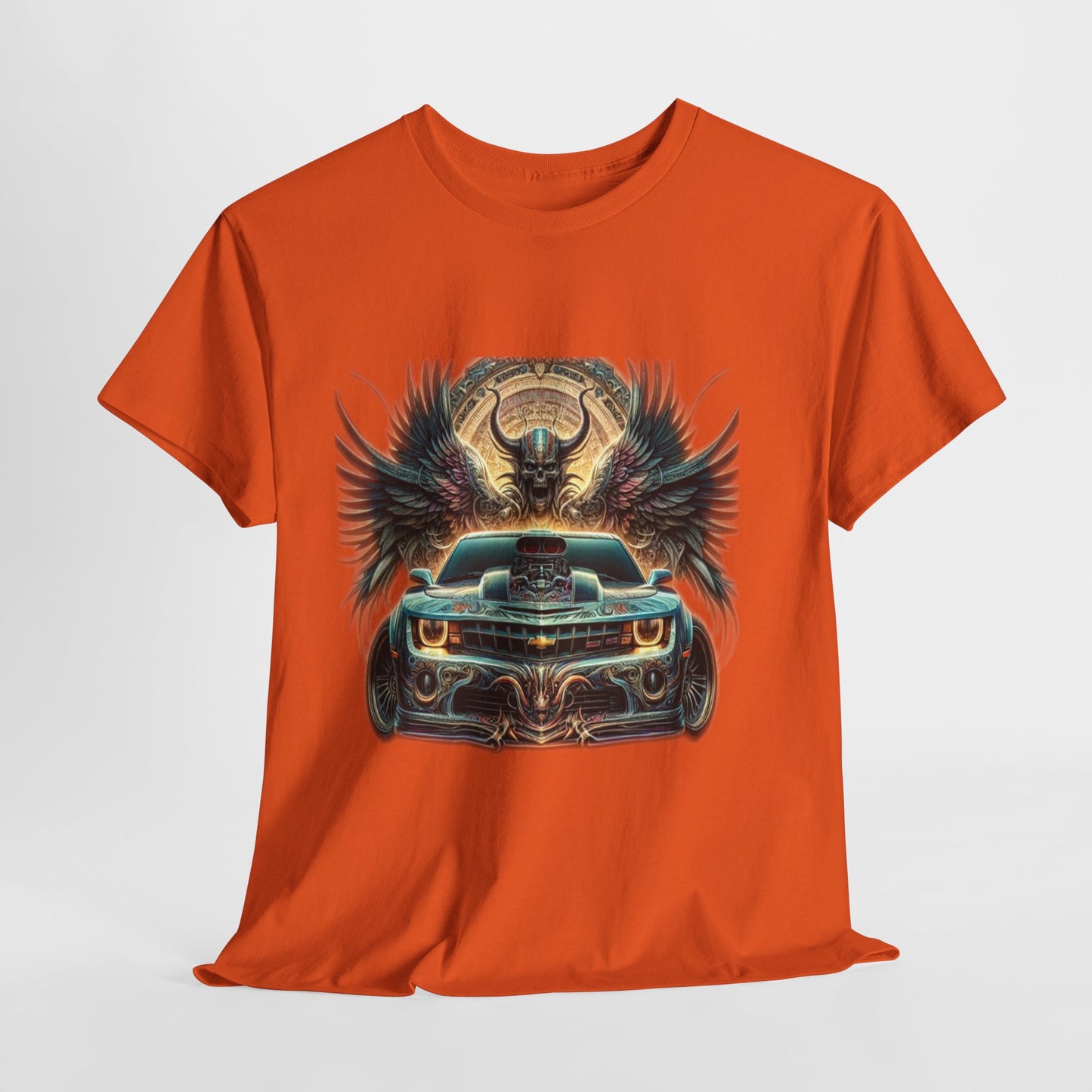 Car & Wings Graphic Unisex Heavy Cotton Tee