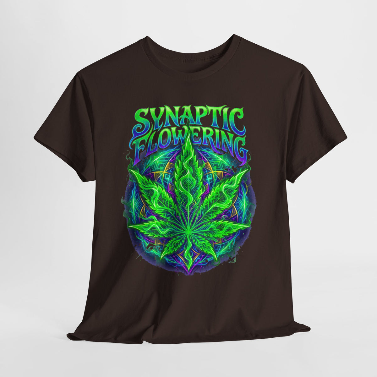 420 Neon Flower #1 Unisex Heavy Cotton Tee