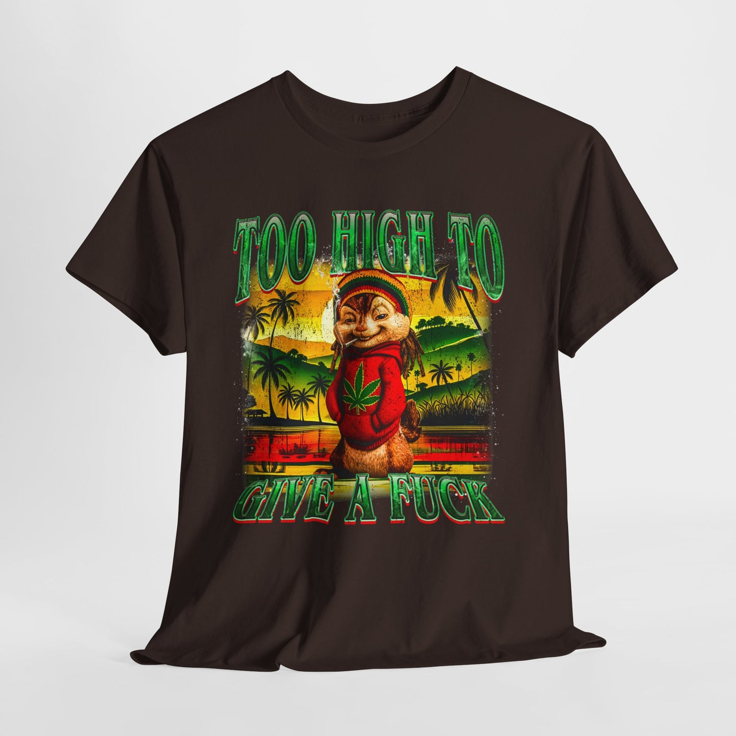 420 Chipmunk #1 Unisex Heavy Cotton Tee - 312tshirts 2