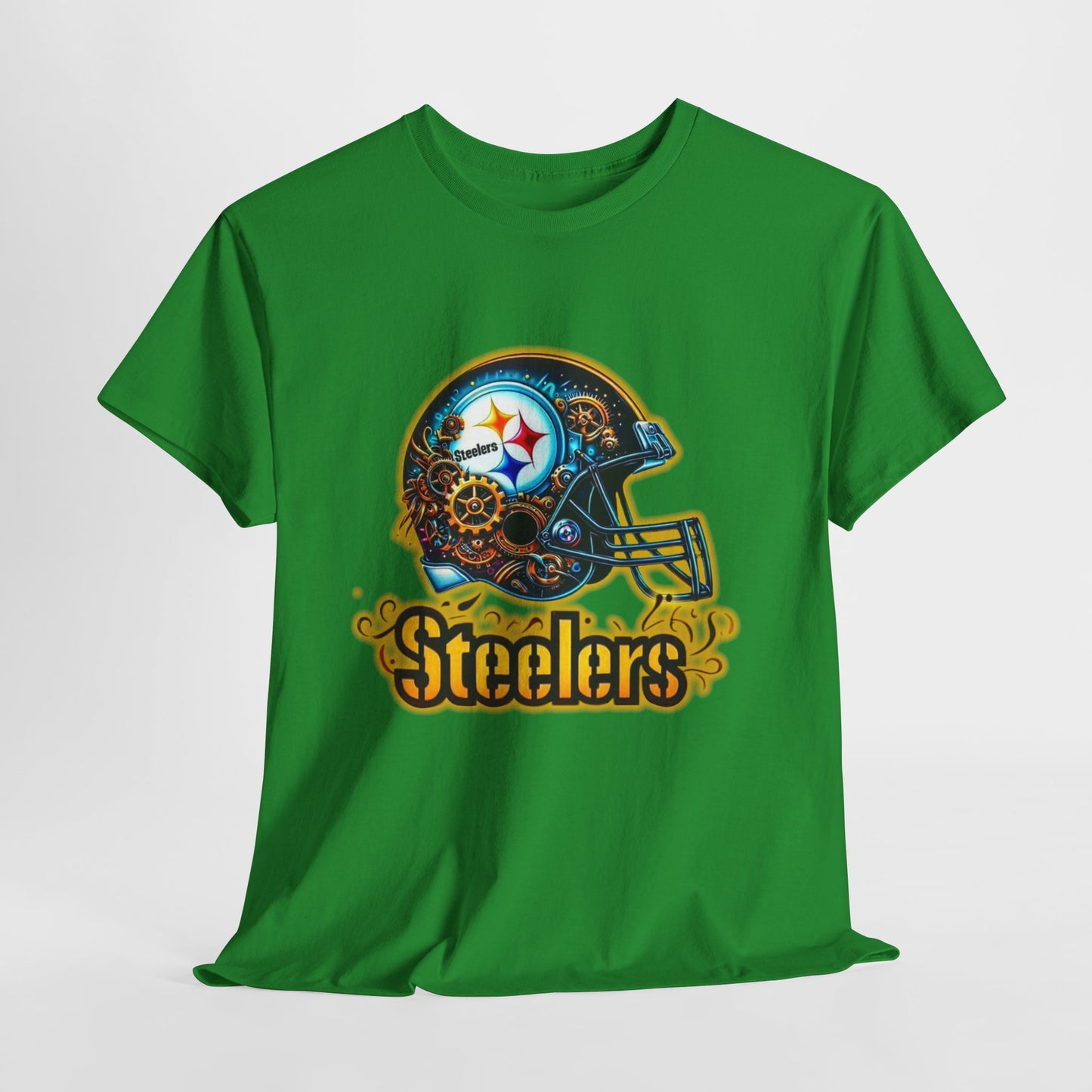 Sports Steelers Football Helmet #2 Unisex Heavy Cotton Tee