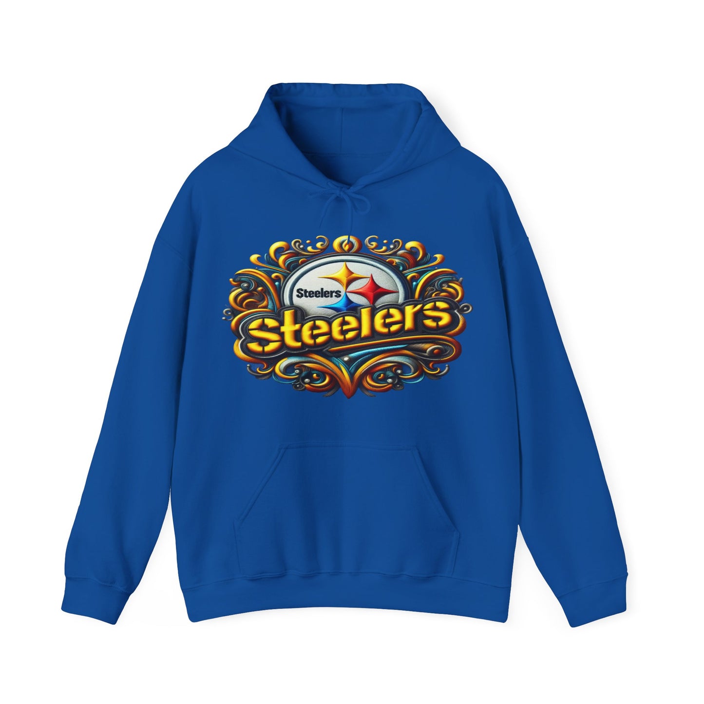 Sports Steelers Football Logo #1 Unisex Heavy Sweatshirt Hoodie