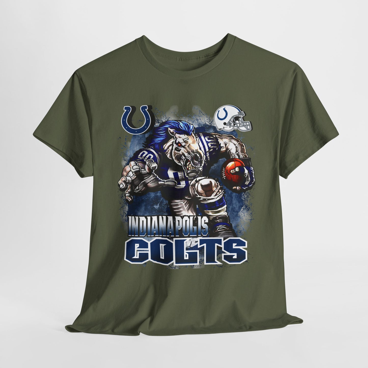 Sports Mascot Indianapolis Colts Unisex Heavy Cotton Tee - 312tshirts 2