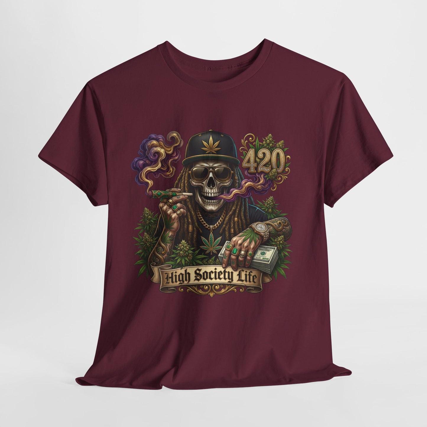 420 High Society High #1 Unisex Heavy Cotton Tee
