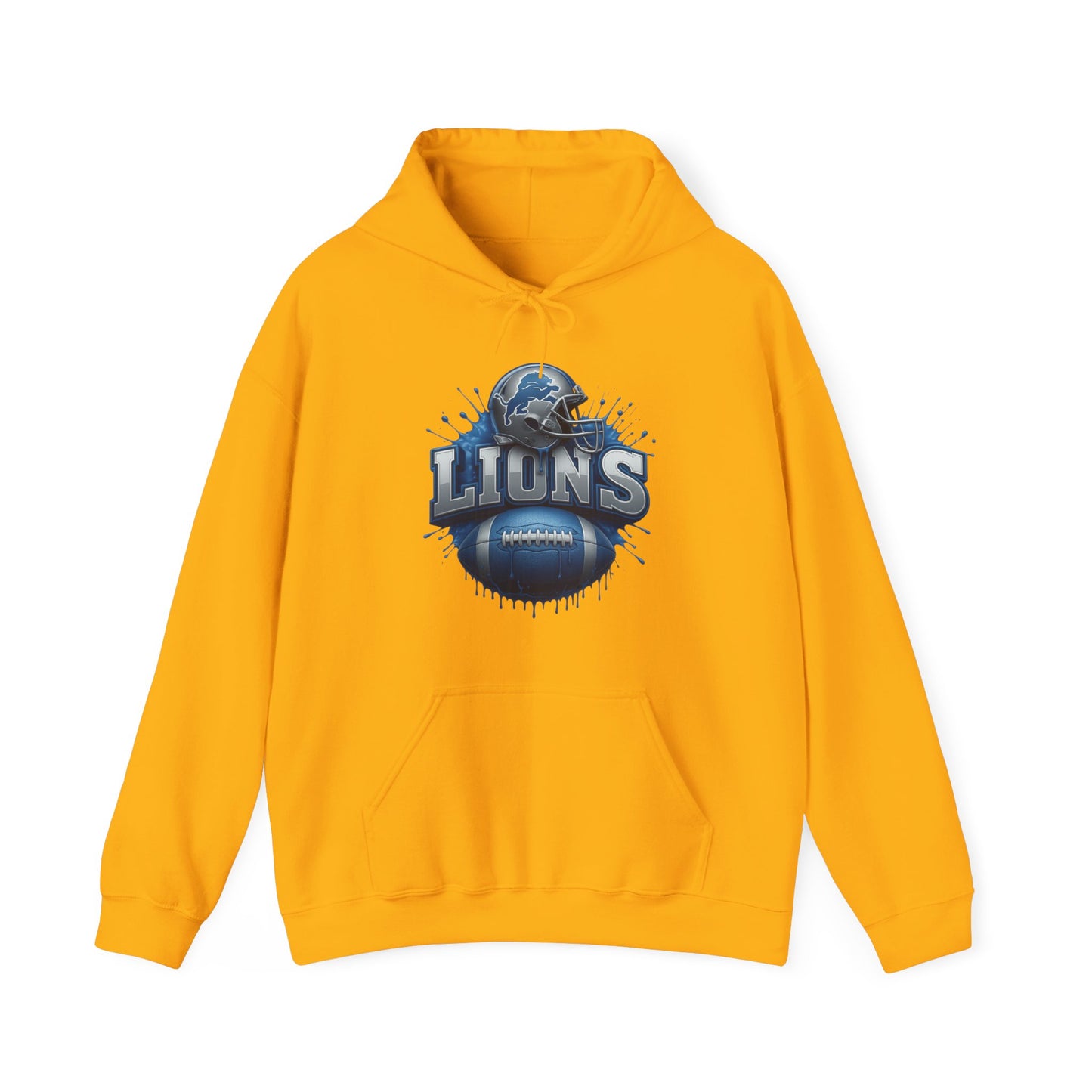 Sports Lions Football Logo #2 Unisex Heavy Sweatshirt Hoodie