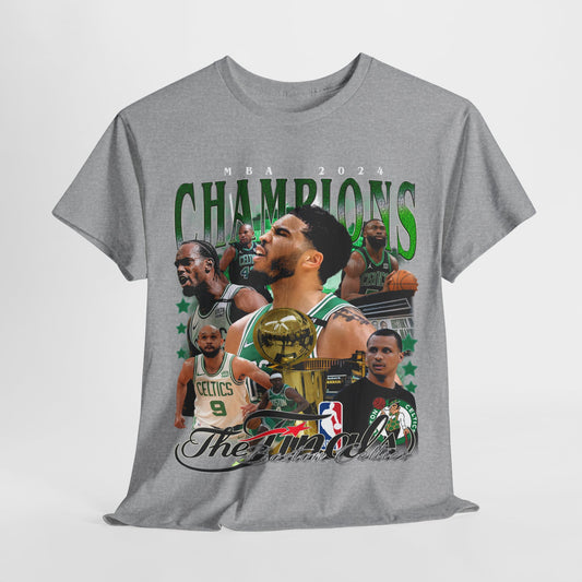 NBA Champions 2024 Unisex Heavy Cotton Tee - 312tshirts 2