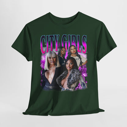 City Girls 2 Hip-Hop Unisex Heavy Cotton Tee - 312tshirts 2