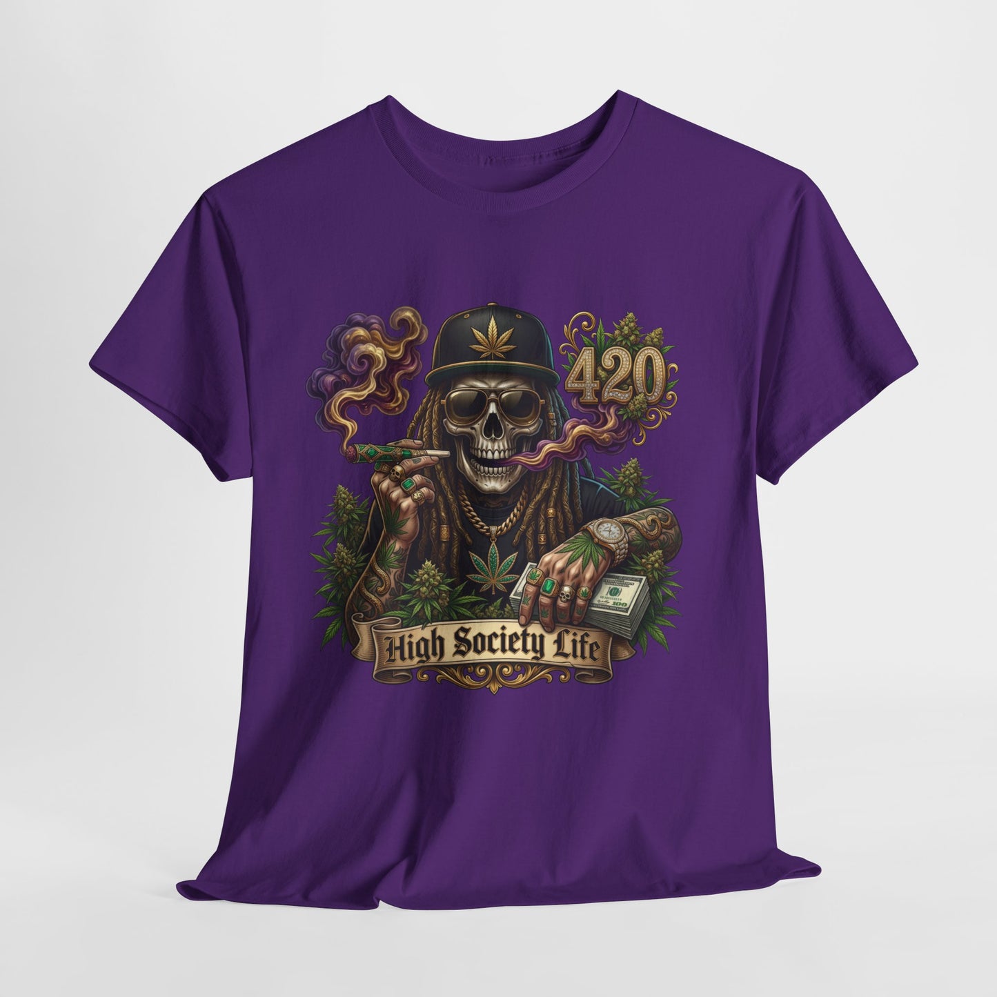 420 High Society High #1 Unisex Heavy Cotton Tee