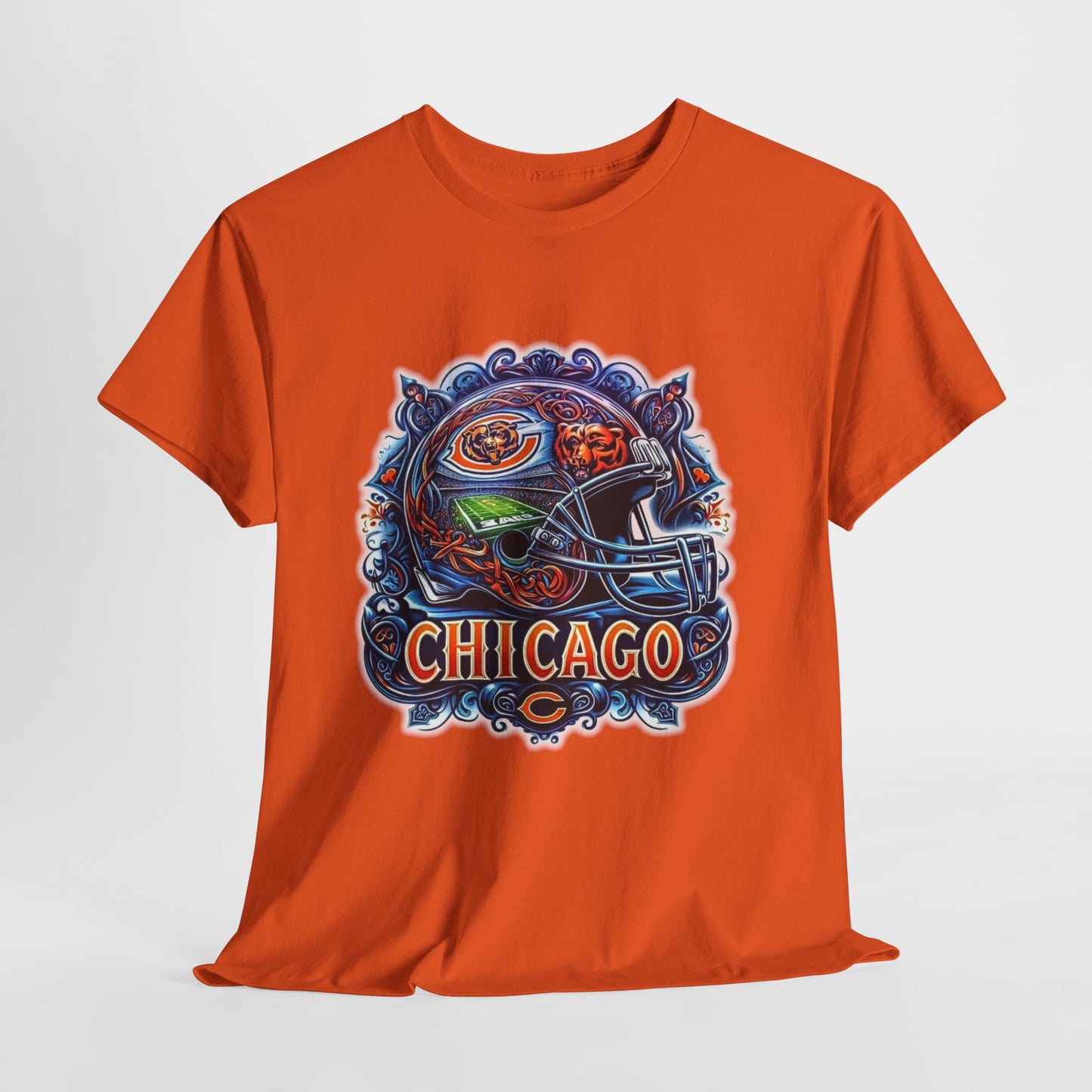 Sports Bears Football Helmet #2 Unisex Heavy Cotton Tee