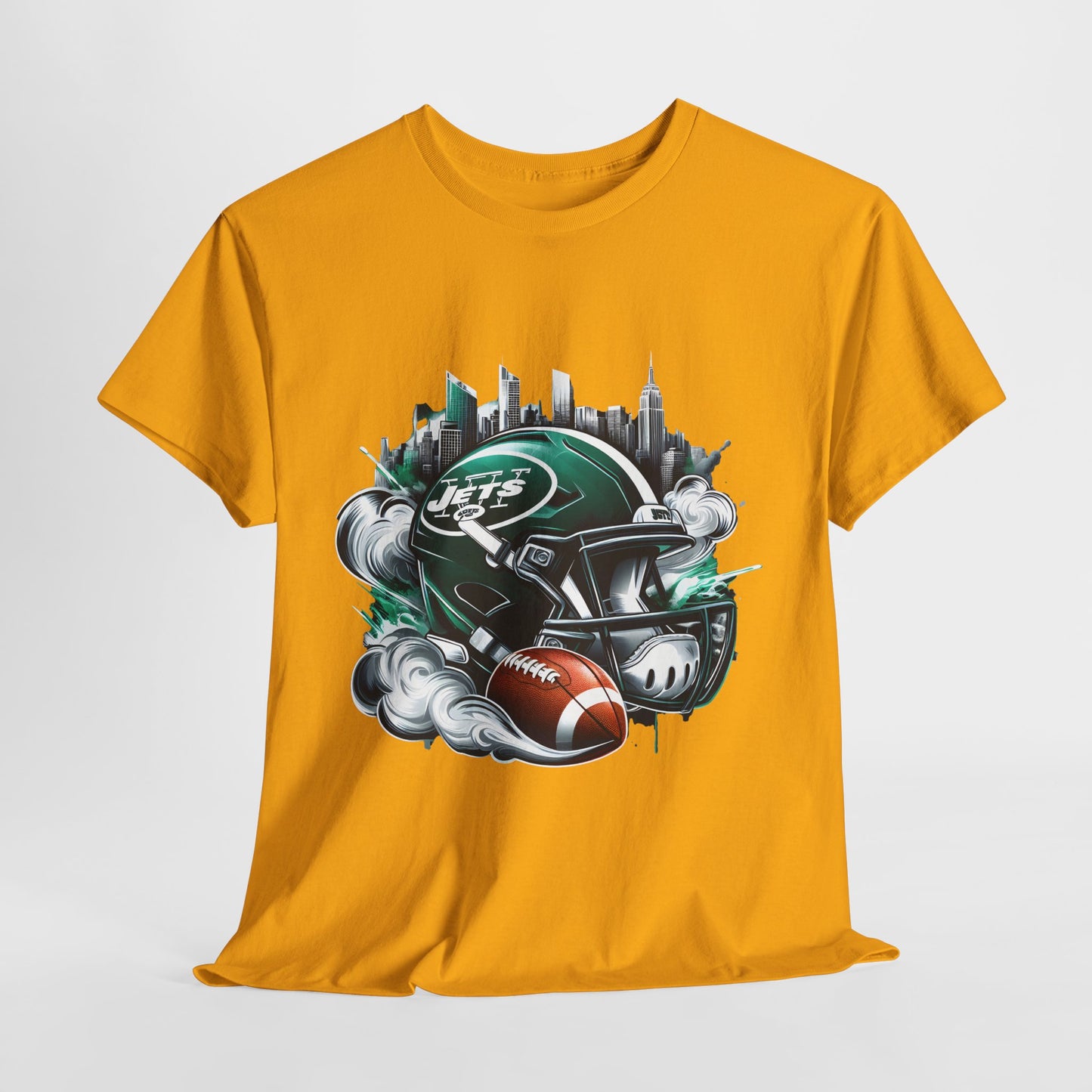 Sports NY Jets Football Helmet #1 Unisex Heavy Cotton Tee