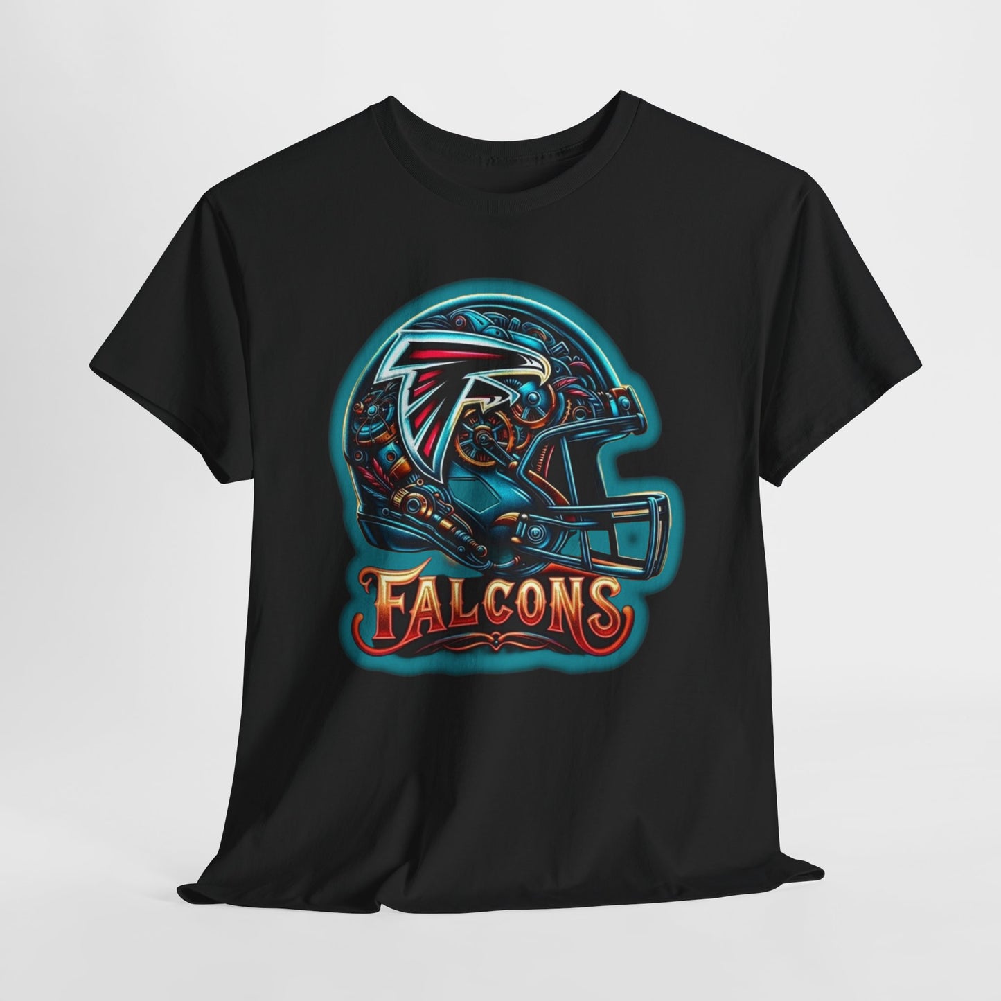 Sports Falcons Football Helmet #2 Unisex Heavy Cotton Tee