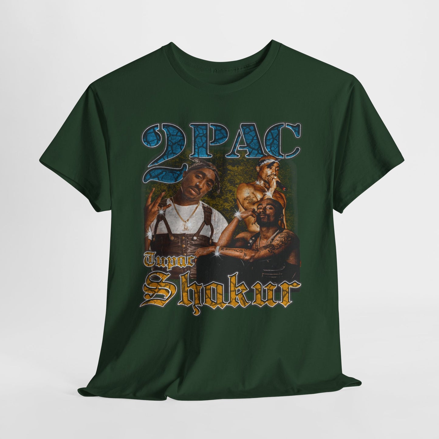 Pac 2 Hip-Hop Unisex Heavy Cotton Tee - 312tshirts 2