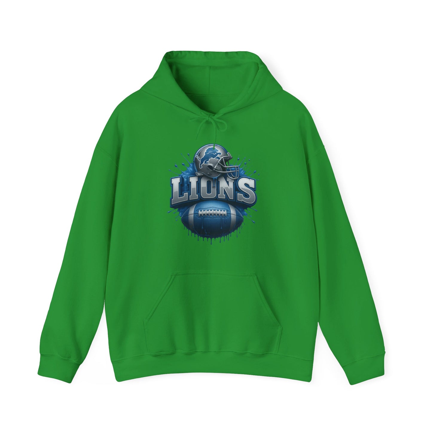 Sports Lions Football Logo #2 Unisex Heavy Sweatshirt Hoodie