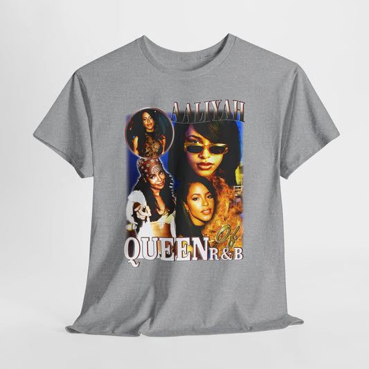 Aaliyah R&B Queen 2 Unisex Heavy Cotton Tee