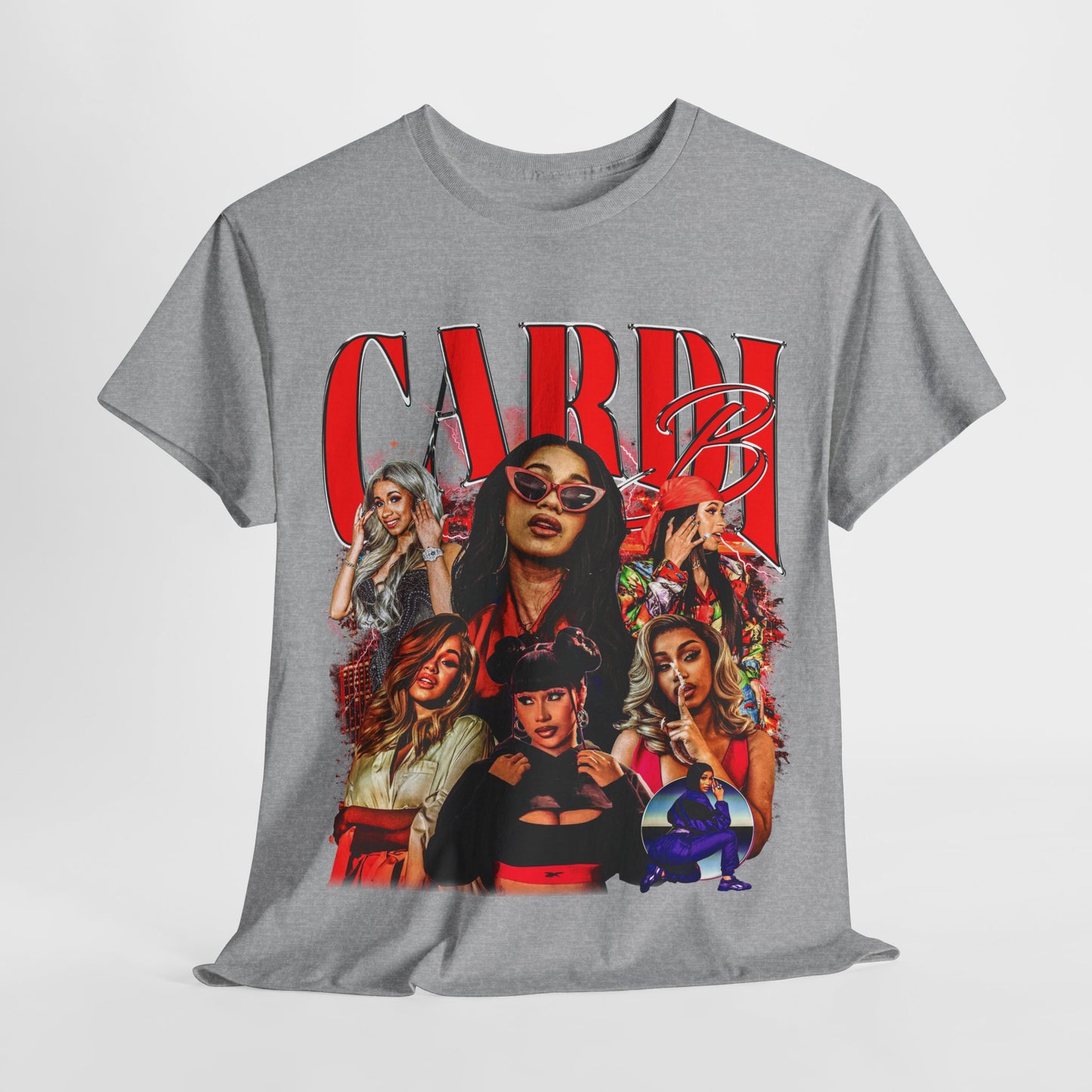 Cardi B 1 Hip-Hop Unisex Heavy Cotton Tee - 312tshirts 2