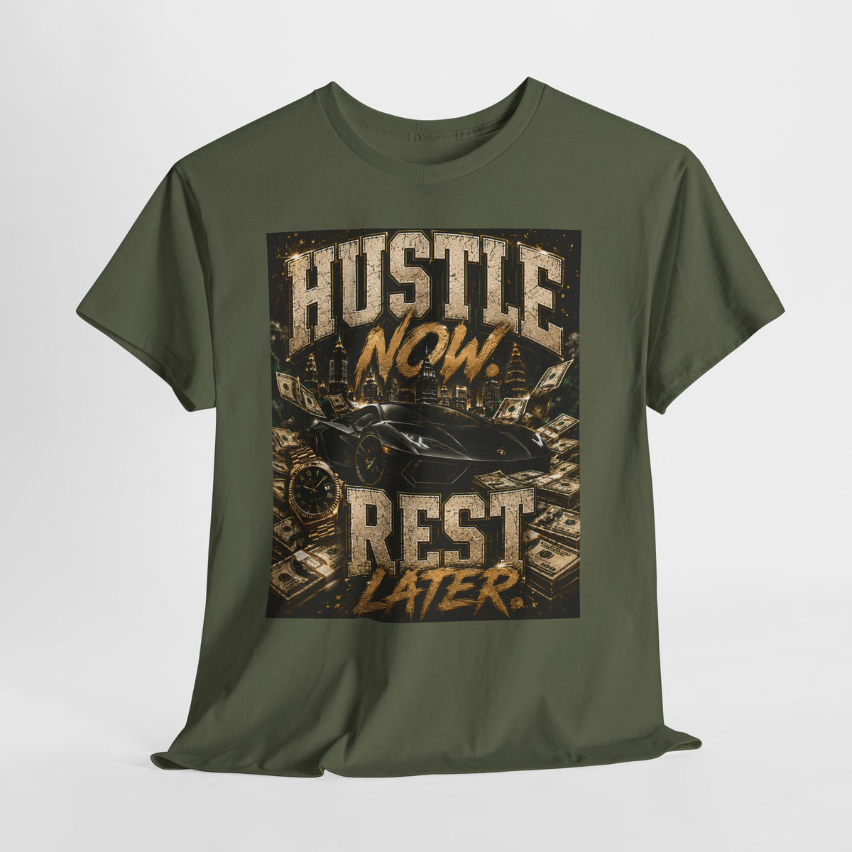 Hustle Now #1 Unisex Heavy Cotton Tee