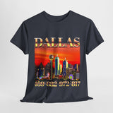 Dallas area code Unisex Heavy Cotton Tee