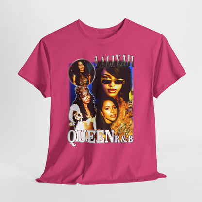 Aaliyah R&B Queen 2 Unisex Heavy Cotton Tee