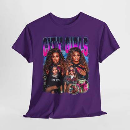 City Girls 1 Hip-Hop Unisex Heavy Cotton Tee - 312tshirts 2