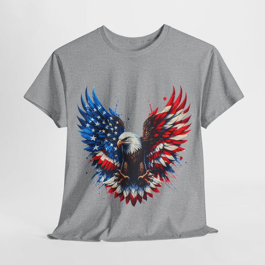 Patriotic Eagle 1 Unisex Heavy Cotton Tee - 312tshirts 2