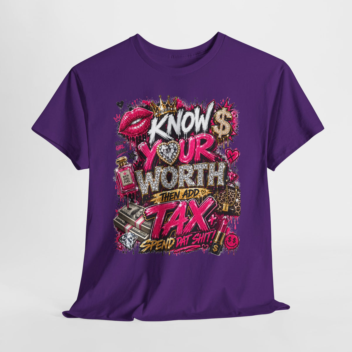 Know Your Worth #1 Unisex Heavy Cotton Tee