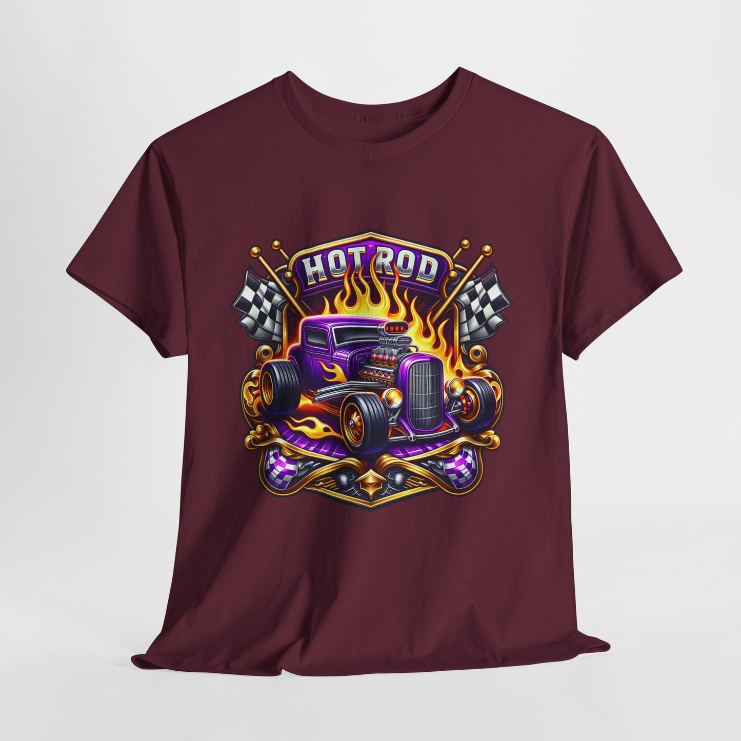 Hot Rod #8 Unisex Heavy Cotton Tee - 312tshirts 2