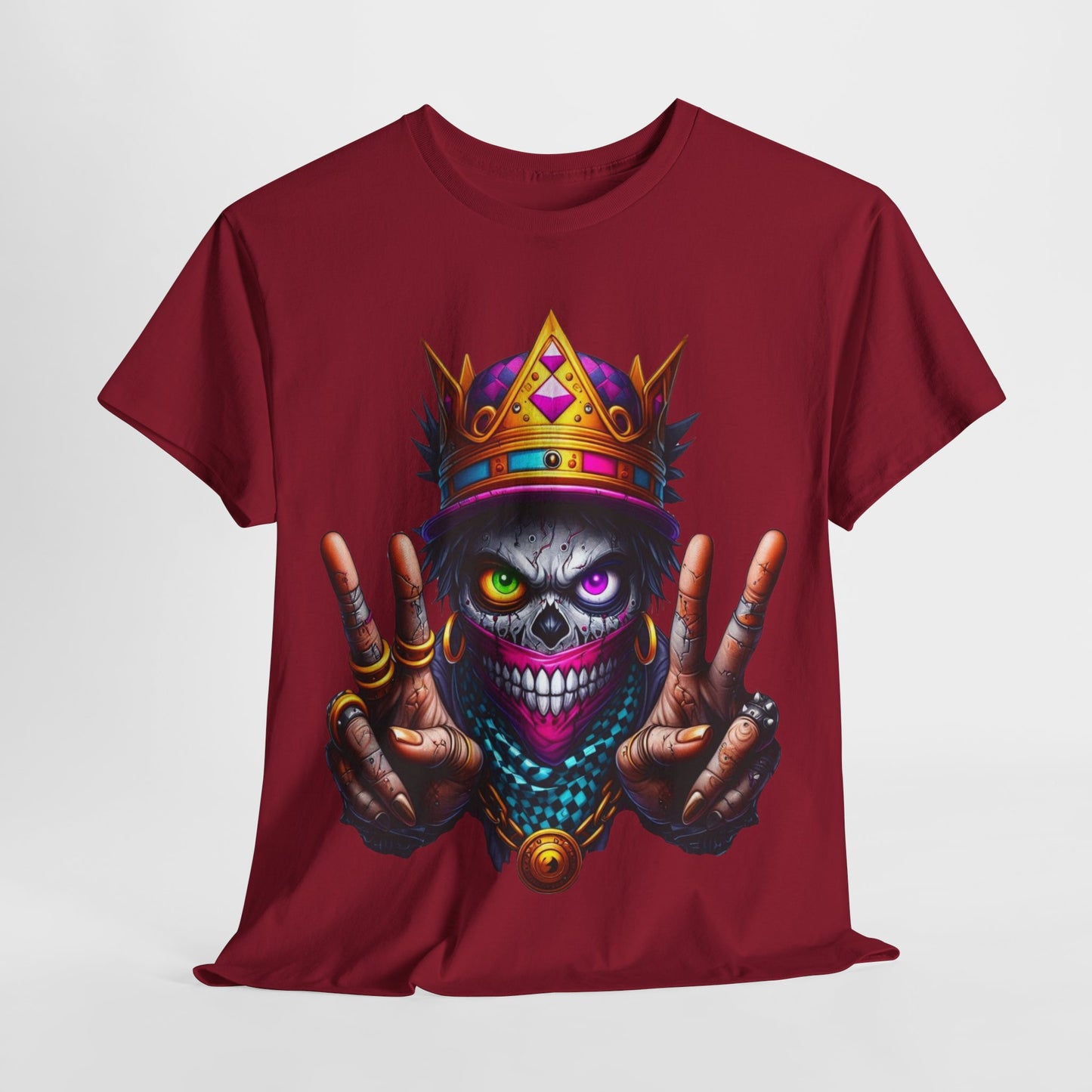Skull Crown King Unisex Heavy Cotton Tee - 312tshirts 2