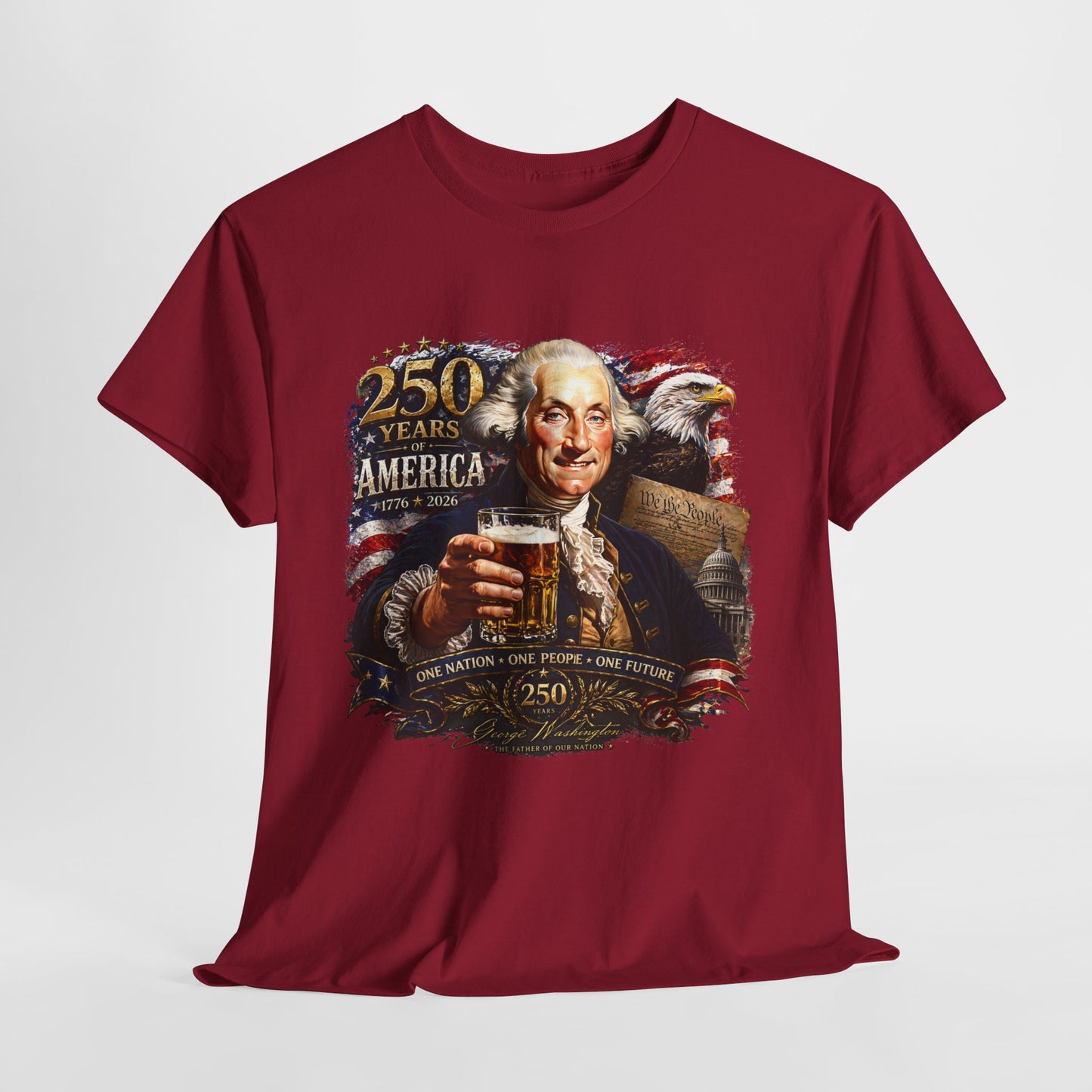 250 Years America #4 Unisex Heavy Cotton Tee