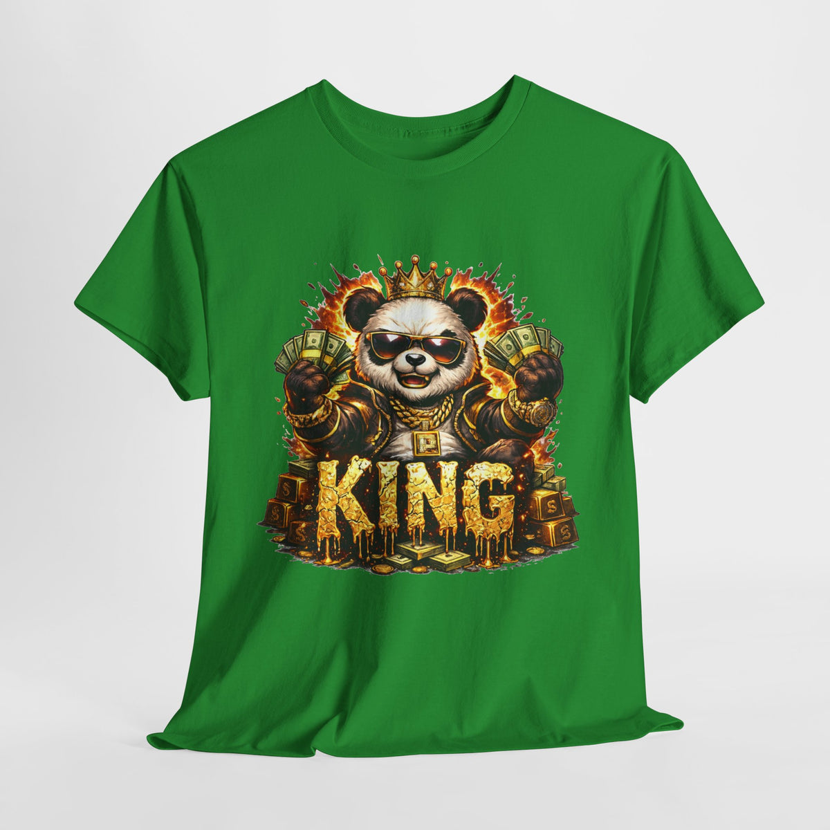 King Panda T-Shirt – Graphic Royalty Panda Tee - 312tshirts 2